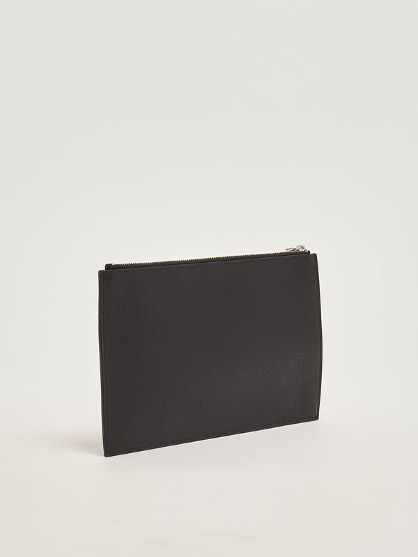 2. Herren-Pochette Micron aus Leder Schwarz Orciani suy0119mic