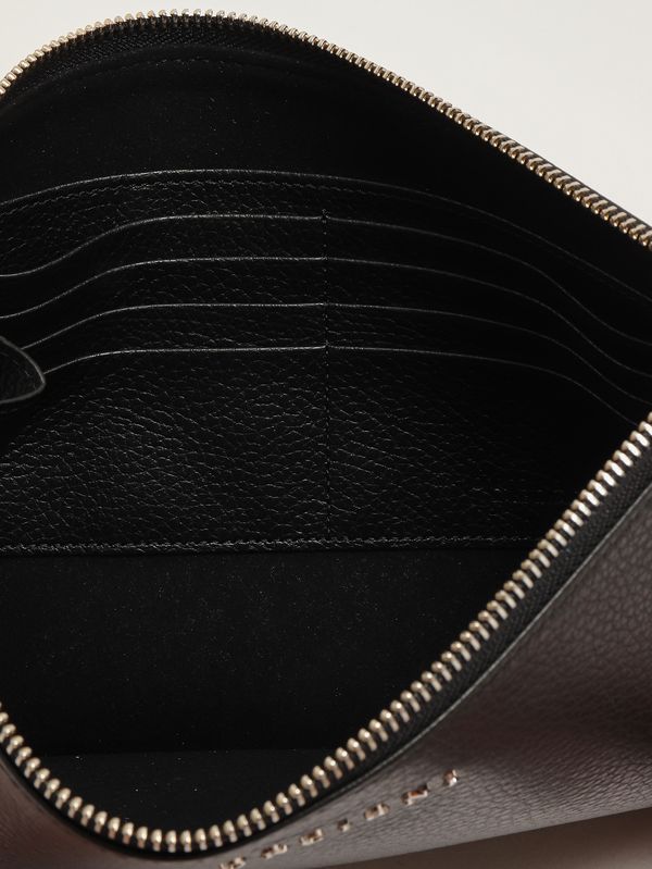 3. Herren-Pochette Micron aus Leder Schwarz Orciani suy0119mic