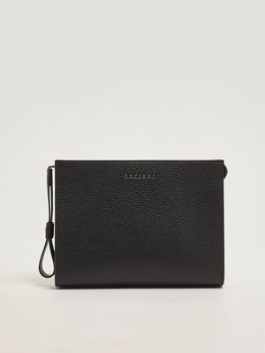 1. Men's Micron leather clutch Black