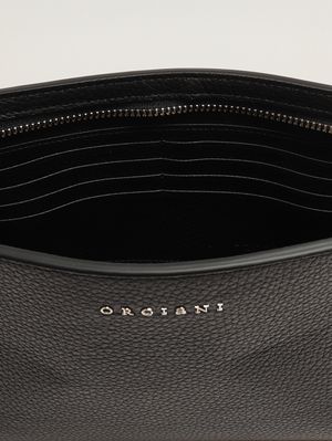 3. Men's Micron leather clutch Black