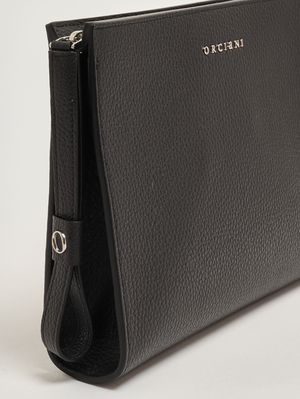 4. Men's Micron leather clutch Black