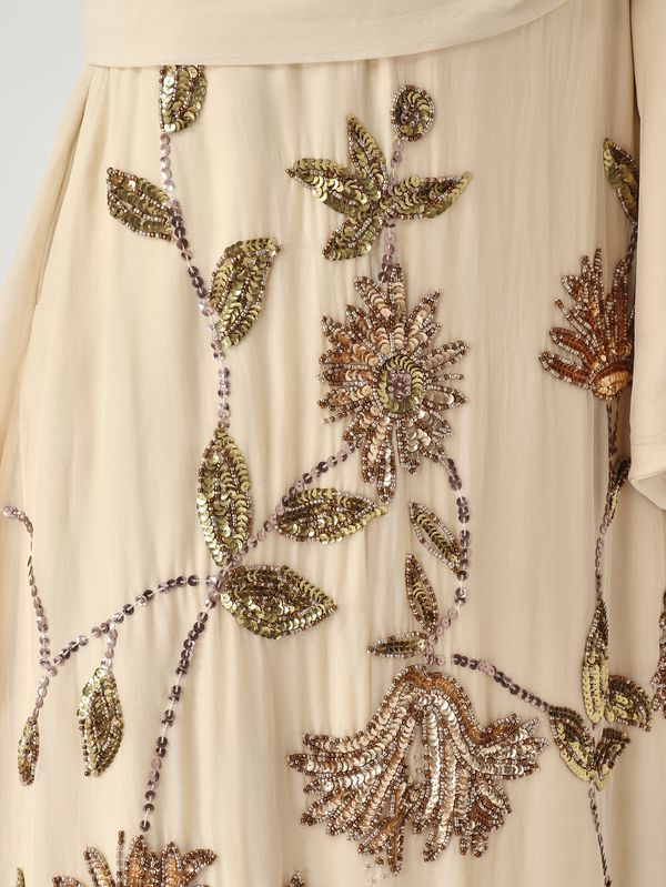 5. Jupe femme en viscose Beige-Vert-Rose Maliparmi jg667750667