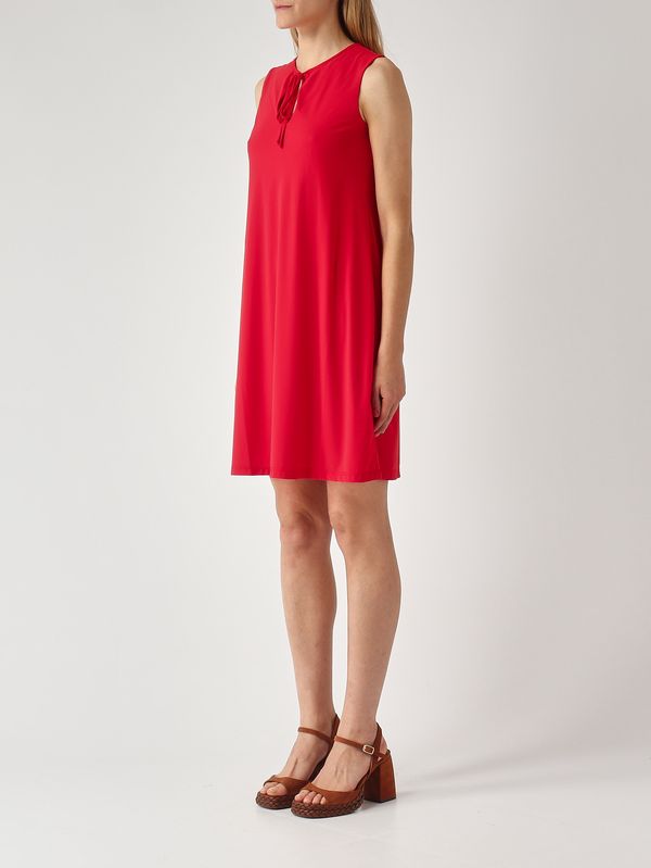 3. Damenkleid aus weichem Jersey Rot Maliparmi jf671770210