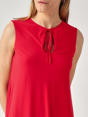 5. Damenkleid aus weichem Jersey Rot