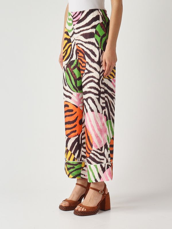 3. Pantalone donna in seta Zebrato Maliparmi jh807631027