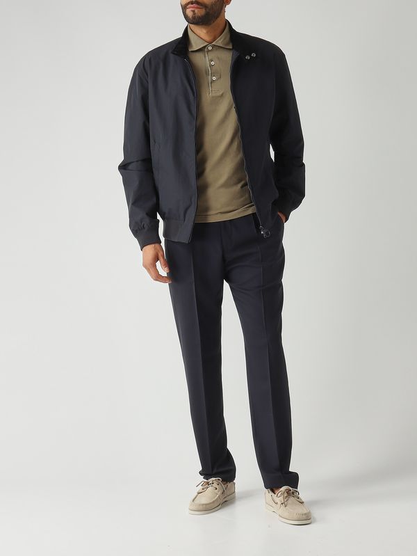 3. Giacca uomo Royston in nylon Navy Barbour mca0412