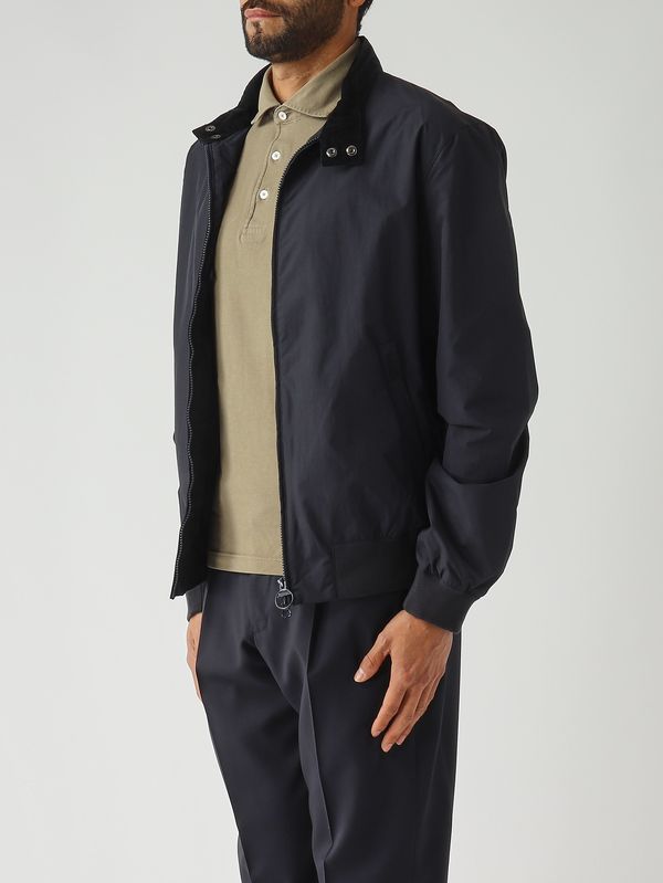 2. Giacca uomo Royston in nylon Navy Barbour mca0412