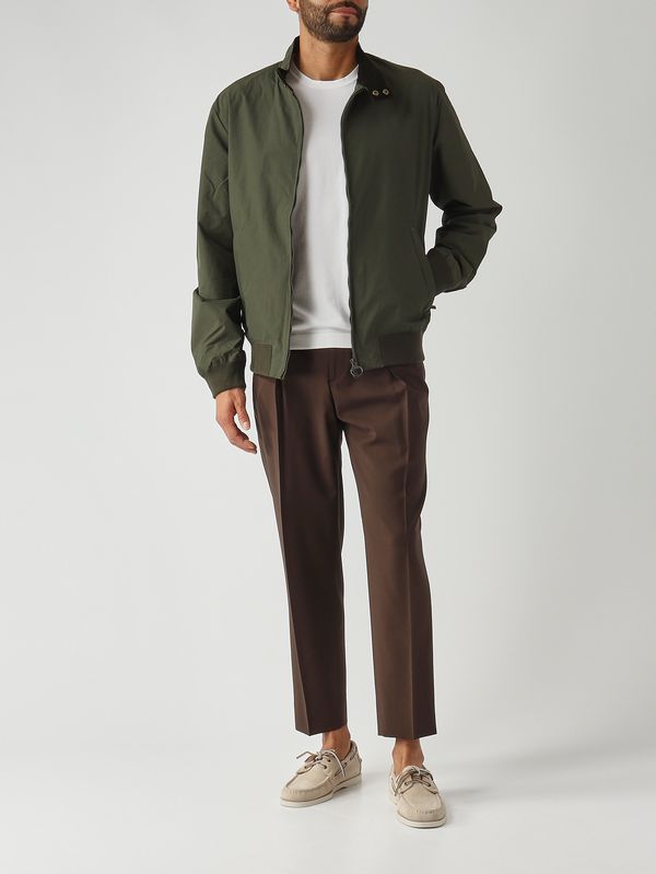2. Giacca uomo Royston in nylon Oliva Scuro Barbour mca0412