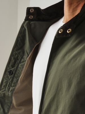5. Giacca uomo Royston in nylon Oliva Scuro
