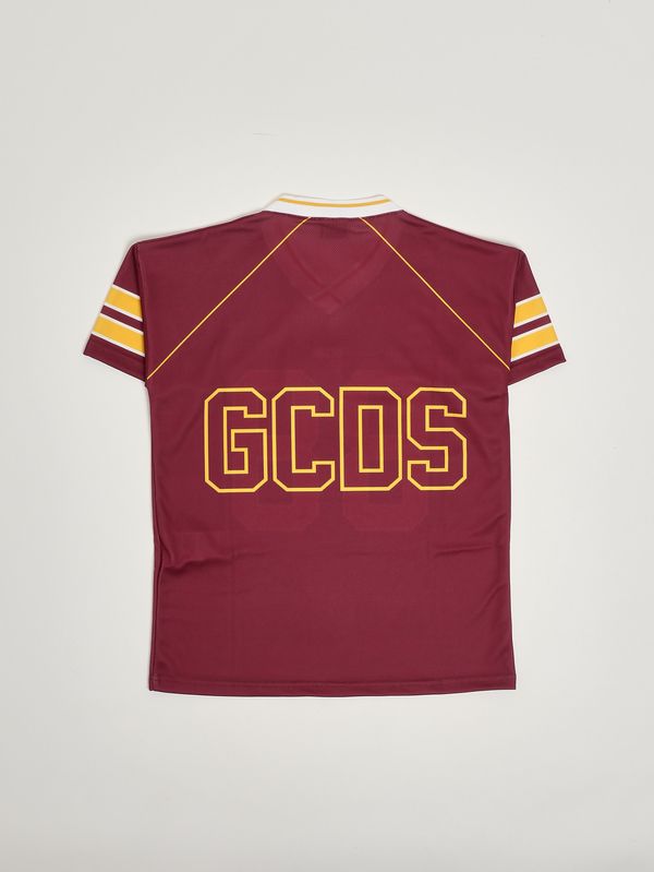 2. T-shirt en tissu technique pour garçon Rouge et jaune GCDS c1bjqc709j338