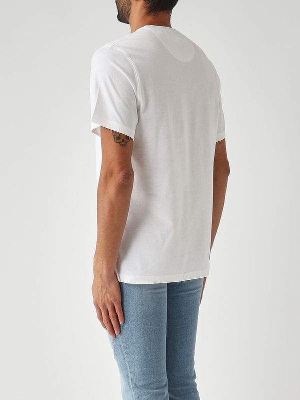 4. Camiseta de hombre de algodón Blanco Barbour mts0331