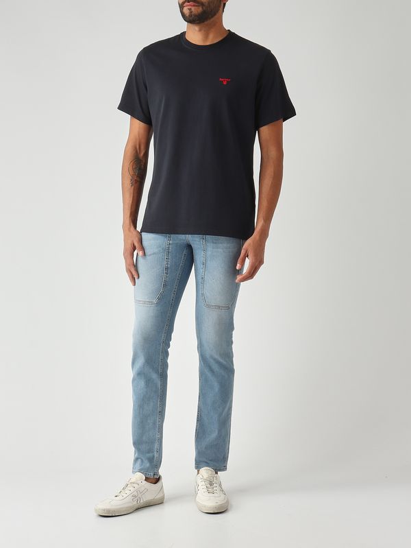 2. Men's cotton T-shirt Navy Barbour mts0331