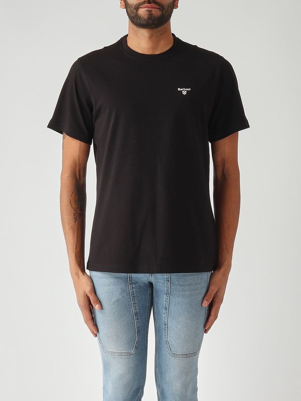Men's cotton T-shirt Black Barbour