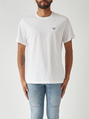 1. Camiseta de hombre de algodón Blanco