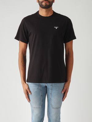 1. Camiseta de hombre de algodón Negro