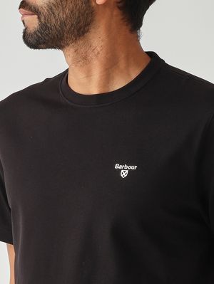 5. Camiseta de hombre de algodón Negro