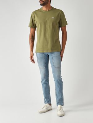 2. Camiseta de hombre de algodón Oliva