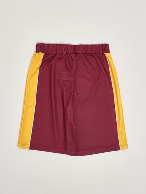 2. Boys' technical fabric shorts Red-Yellow