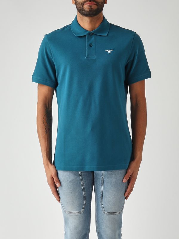 Men's cotton piqué polo shirt Oil Barbour