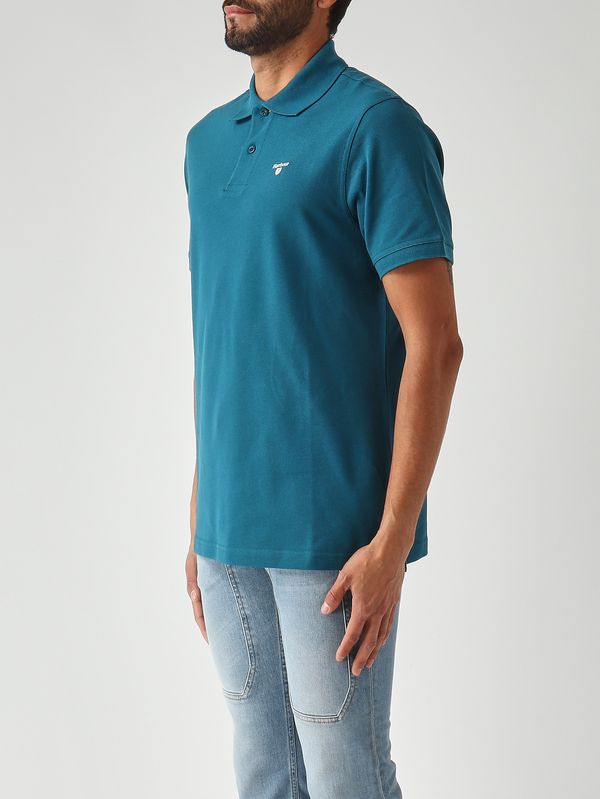3. Men's cotton piqué polo shirt Oil Barbour mml0012