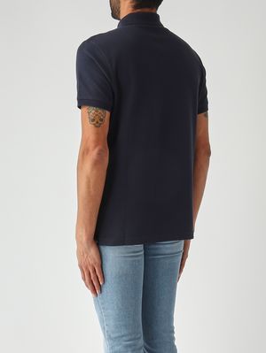 4. Polo de hombre de algodón piqué Azul marino