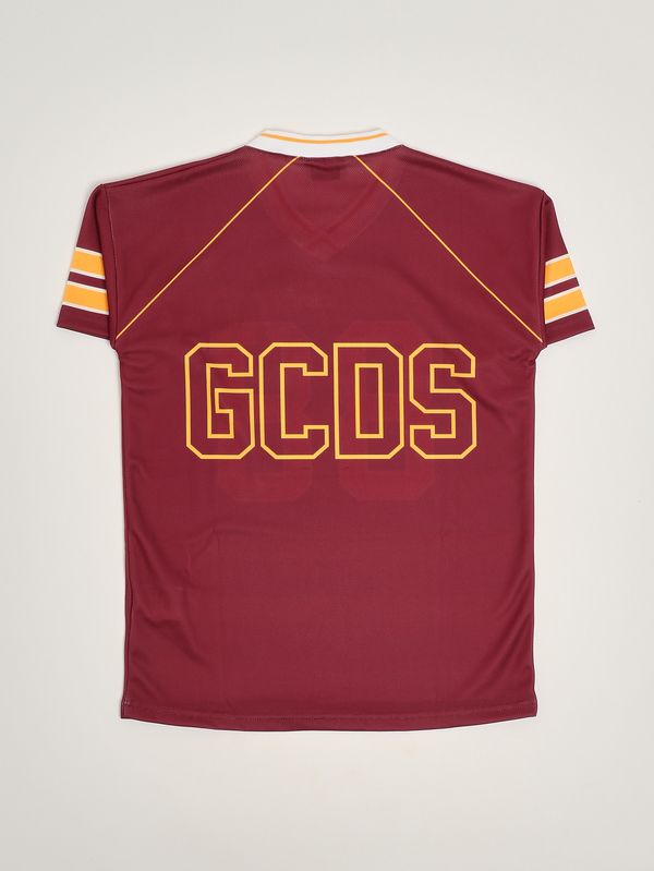 2. Mädchenkleid aus Funktionsjersey Rot-Gelb GCDS c1gjqb711j338