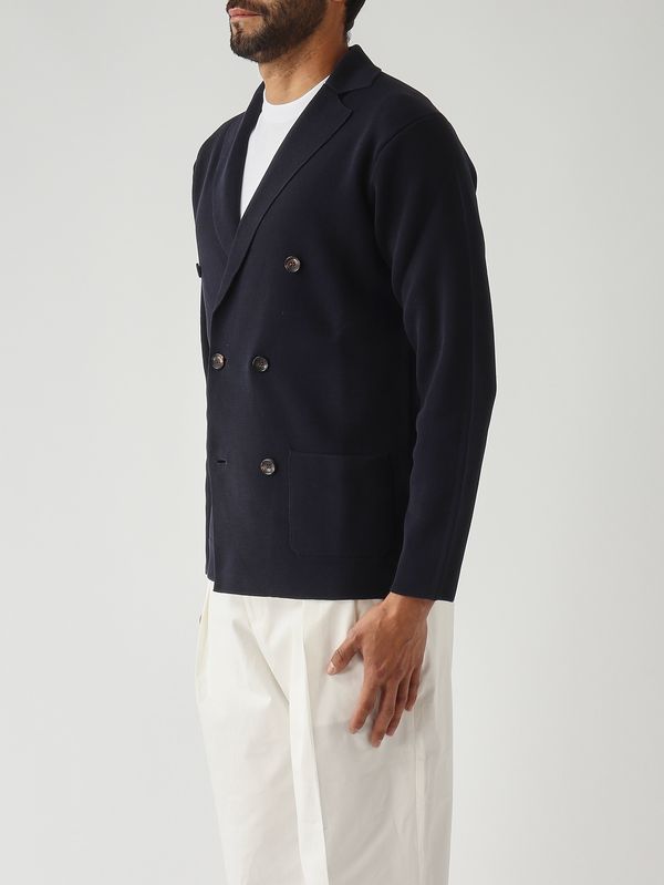3. Herrenstrickjacke Marine Filippo de Laurentiis rjmldptcr12m
