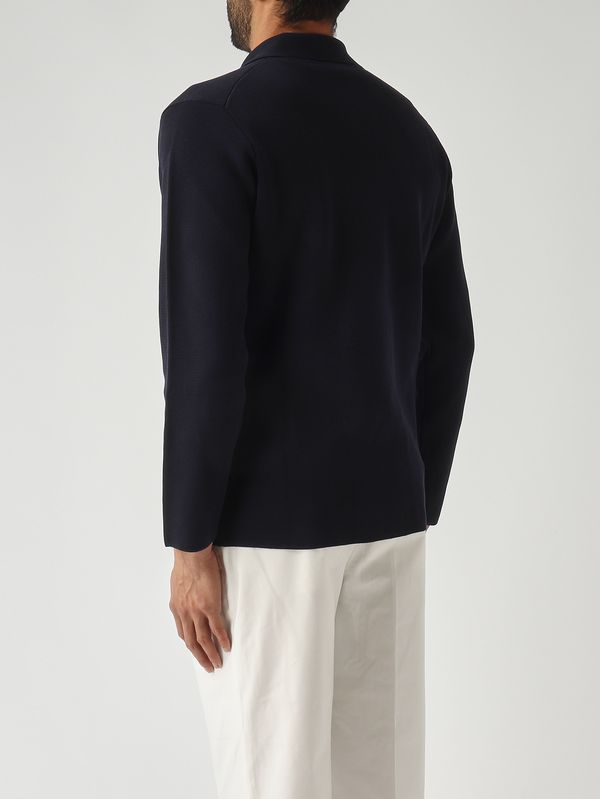 4. Herrenstrickjacke Marine Filippo de Laurentiis rjmldptcr12m