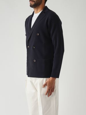 3. Herrenstrickjacke Marine