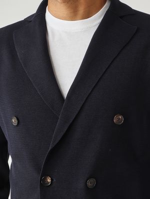 5. Herrenstrickjacke Marine