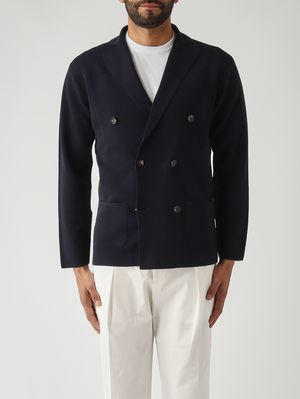 1. Herrenstrickjacke Marine