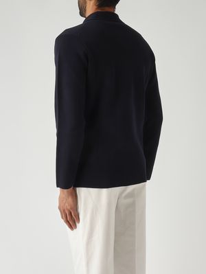 4. Herrenstrickjacke Marine