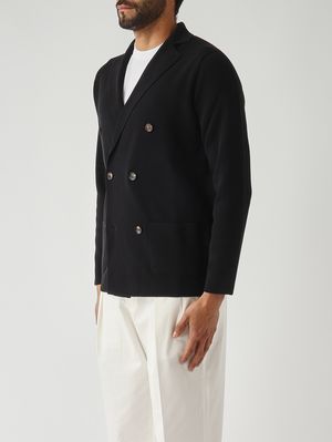 3. Herrenstrickjacke Schwarz