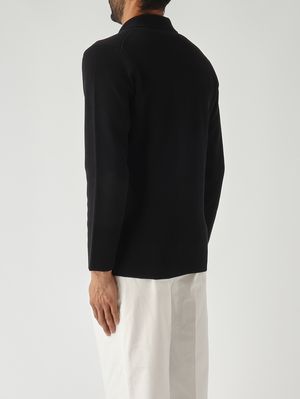 4. Herrenstrickjacke Schwarz