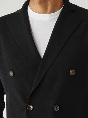 5. Herrenstrickjacke Schwarz