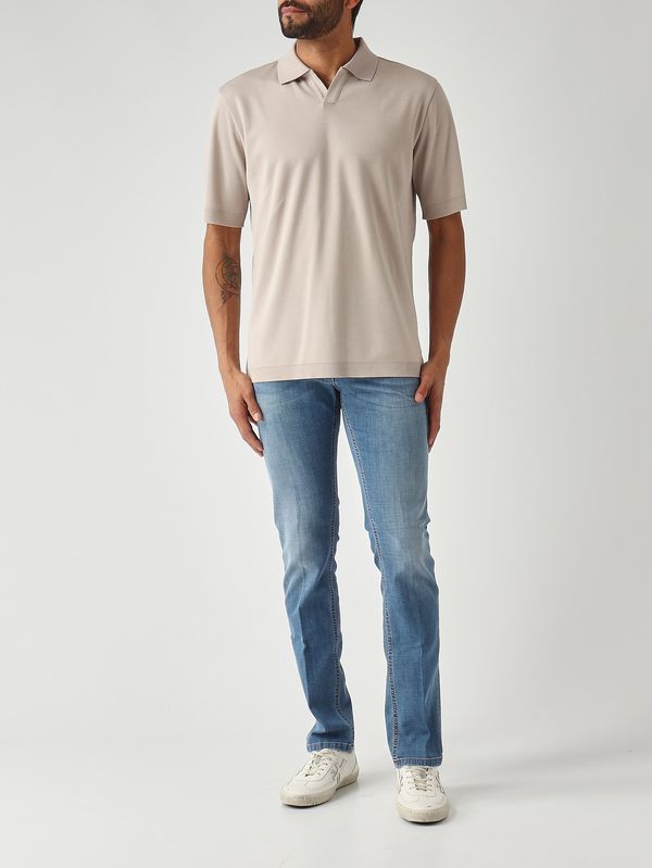 2. Polo homme en coton Tourterelle Herno jv000004u52059