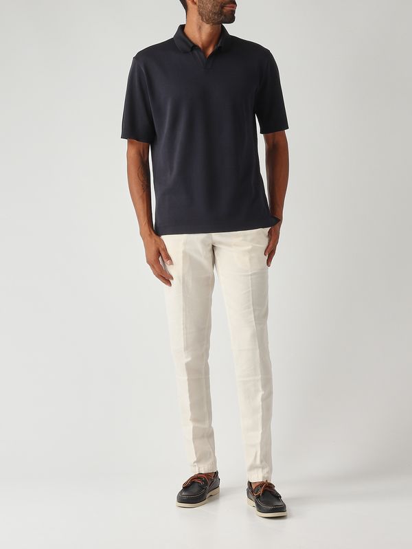 2. Polo de hombre de algodón 61 Azul marino Herno jv000004u52059
