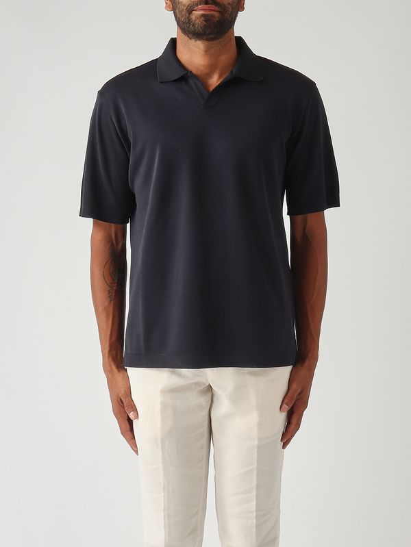 1. Polo de hombre de algodón 61 Azul marino Herno jv000004u52059