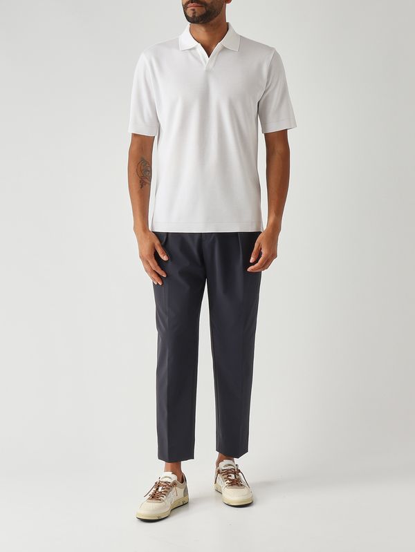 2. Polo de hombre de algodón Blanco Herno jv000004u52059