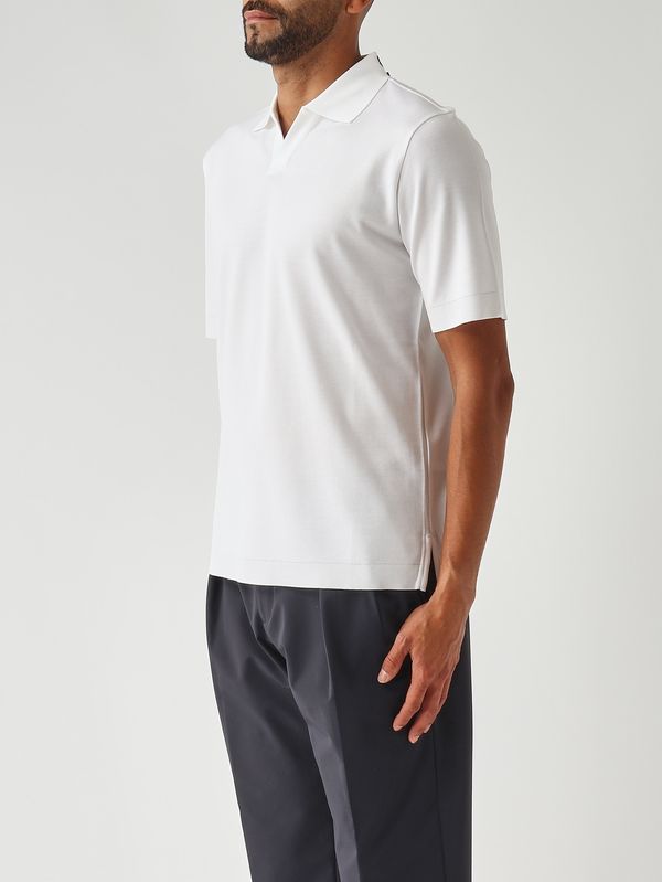3. Polo de hombre de algodón Blanco Herno jv000004u52059