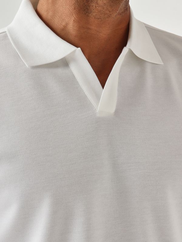 5. Polo de hombre de algodón Blanco Herno jv000004u52059