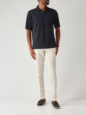 2. Polo de hombre de algodón 61 Azul marino