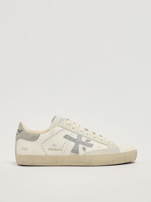 1. Sneakers donna Stevend 8127 in pelle Burro