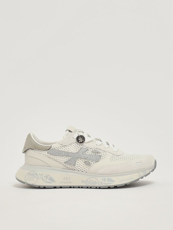1. Damen-Sneaker Lauryn 8186 aus Leder und Funktionsgewebe Butter Premiata lauryn8186