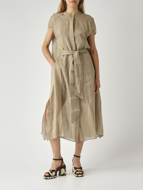 2. Robe en ramie pour femme Corde Meimeij m6ej07