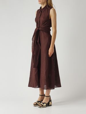 3. Abito donna in lino Moka