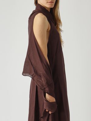 5. Abito donna in lino Moka
