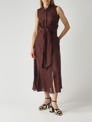 2. Abito donna in lino Moka