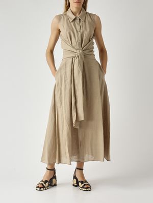 2. Damenkleid aus Leinen Travertin