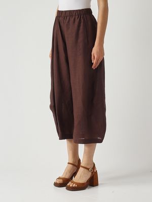3. Pantalón de lino para mujer Moka